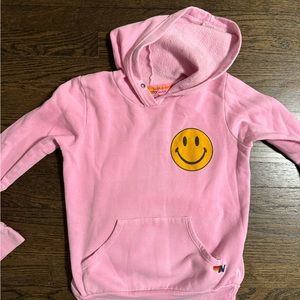 Aviator Nation Pink pullover Smiley